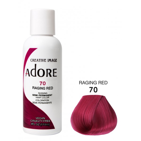 ADORE RAGING RED COLORATION SEMI PERMANENTE ADORE RAGING RED COLORATION SEMI PERMANENTE