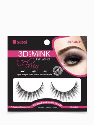 Faux cils 3D MINK FLIRTY n°7 #807-3D11