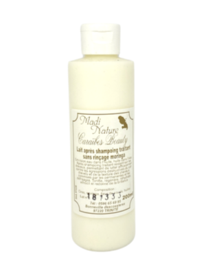 lait apres-shampoing sans rinçage moringa cheveux crépus bouclés