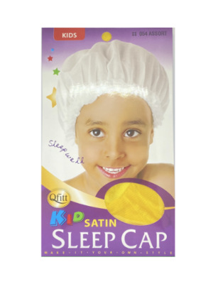 Bonnet de nuit JAUNE en Satin pour enfant