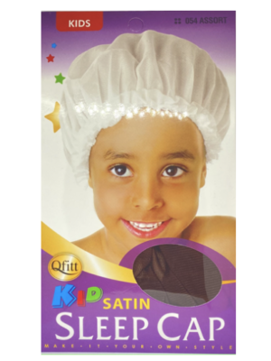 Bonnet de nuit MARRON en Satin pour enfant