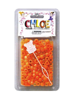 Perles BEAD ROUND MIX Orange 200pcs