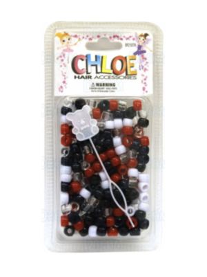 Perles TOMMY pour cheveux 200pcs