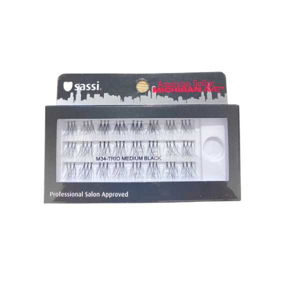 Faux cils Michigan trio M BLACK #804-M34 Faux cils Michigan trio M BLACK #804-M34