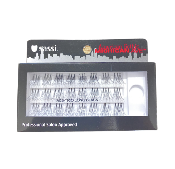 Faux cils TRIO LONG BLACK #804-M35 Faux cils TRIO LONG BLACK #804-M35