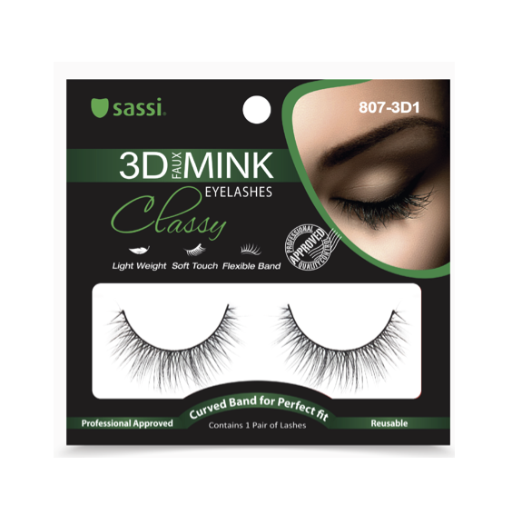 Faux cils 3D MINK CLASSY n°7 #807-3D1 Faux cils 3D MINK CLASSY n°7 #807-3D1