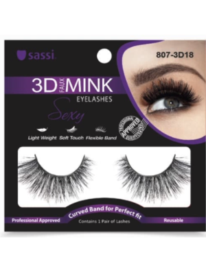 Faux cils 3D MINK SEXY n°18 #807-3D18