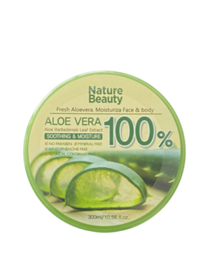 Gel visage corps & cheveux SOOTHING & MOISTURE ALOE VERA 100% 10oz (300ml)