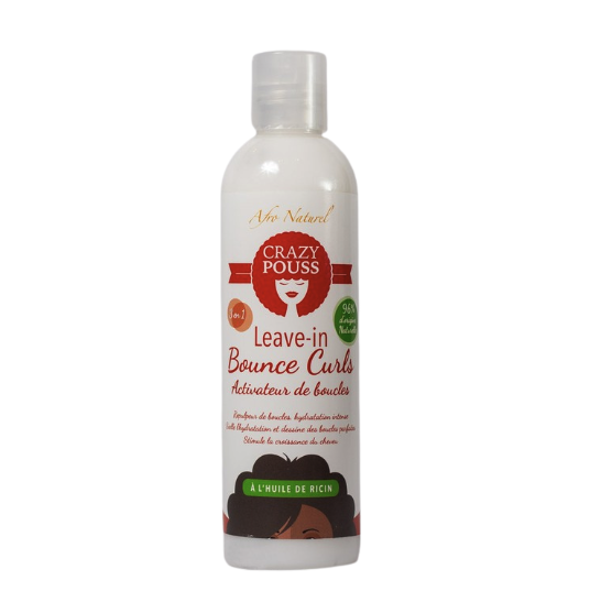 Leave in Activateur de boucles CRAZY POUSS BOUNCE CURL 8oz (250ml) Leave in Activateur de boucles CRAZY POUSS BOUNCE CURL 8oz (250ml)