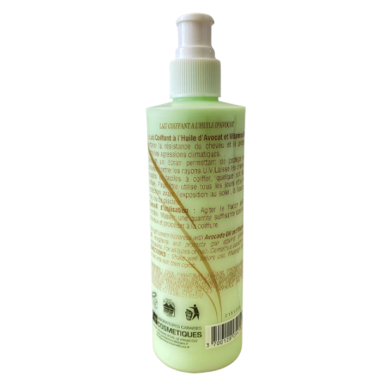 Lait coiffant huile d'AVOCAT 250ml Lait coiffant huile d'AVOCAT 250ml