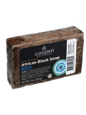 Savon Noir à l'huile d'argan AFRICAN BLACK SOAP 4oz (114g)