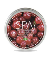Gommage au SUCRE CRANBERRIES, MIEL & AMANDES DOUCES 200ml