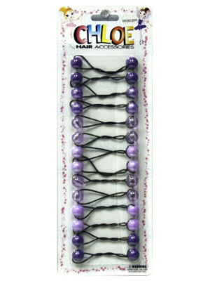 Elastique Cheveux PONYTAIL PURPLE 14pcs #2612