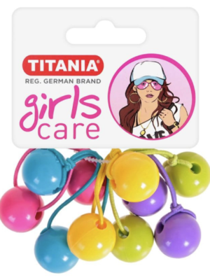 Elastique ENFANT NEON BALLE GIRLS CARE 5pc #7982