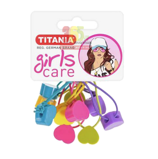 Elastique Cheveux NEON HEART GRILS CARE 5pcs #7983 Elastique Cheveux NEON HEART GRILS CARE 5pcs #7983