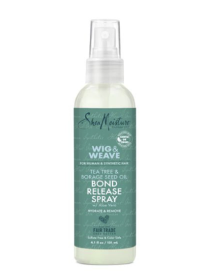Spray Perruque WIG & WEAVE TEA TREE & BORAGE SEED OIL BOND 4oz (118ml)