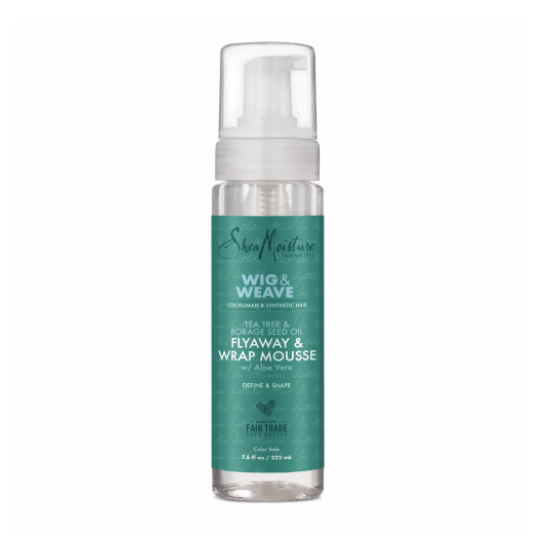 Mousse pour cheveux humains et synthétiques WIG & WEAVE FLYAWAY AND WRAP 7.5oz (221ml) Mousse pour cheveux humains et synthétiques WIG & WEAVE FLYAWAY AND WRAP 7.5oz (221ml)