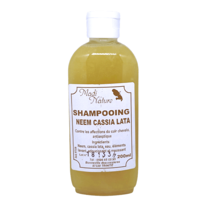 Shampoing NEEM & CASSIA LATA 200ml Shampoing NEEM - CASSIA LATA offre une incroyable association pour lutter contre les affections du cuir chevelu. Idéal cuir chevelu sensible.