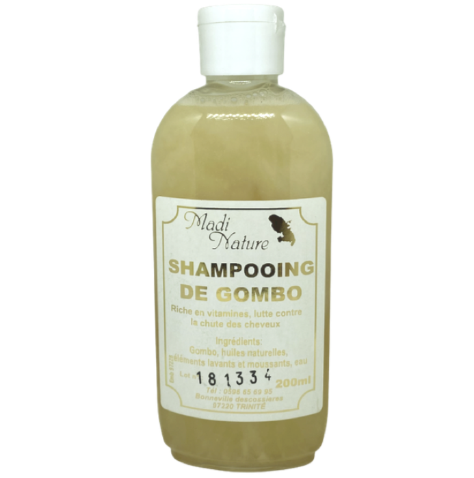 Shampoing de GOMBO-200ml Shampoing de GOMBO lutte contre la chute des cheveux. Flacon de 200ml