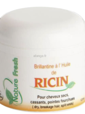 Brillantine à l'huile de Ricin 4oz (120ml)