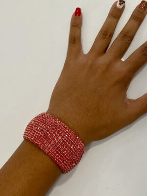 Le bracelet en strass jaunes,Or, de la marque JM ACCESSORI
