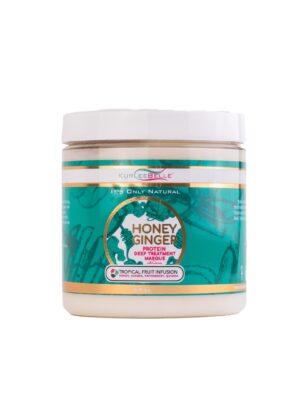 Kurlee Belle Honey Ginger Protein Masque Tropical Fruit Infusion Collection Curly Hair Products Natural Hair kazabeaute.com