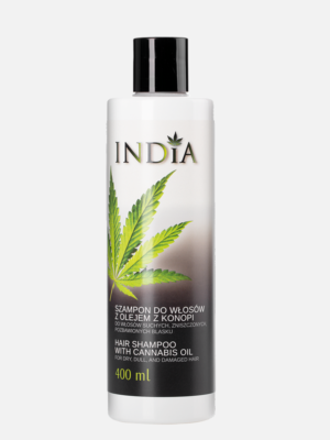 shampoing à l'huile de chanvre 400 ml INDIA