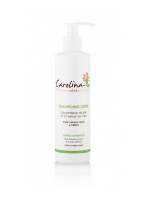 shampoing doux cheveux crepus adulte Caroina B à la protéine de blé et extrait de miel