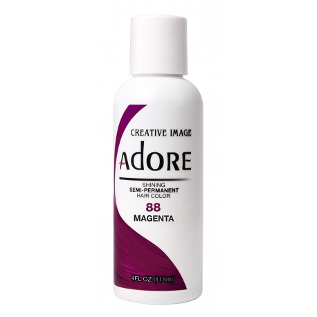 COULEUR Semi permanentE hair color 88 magenta 118 ml adore by creative images COULEUR Semi permanentE hair color 88 magenta 118 ml adore by creative images