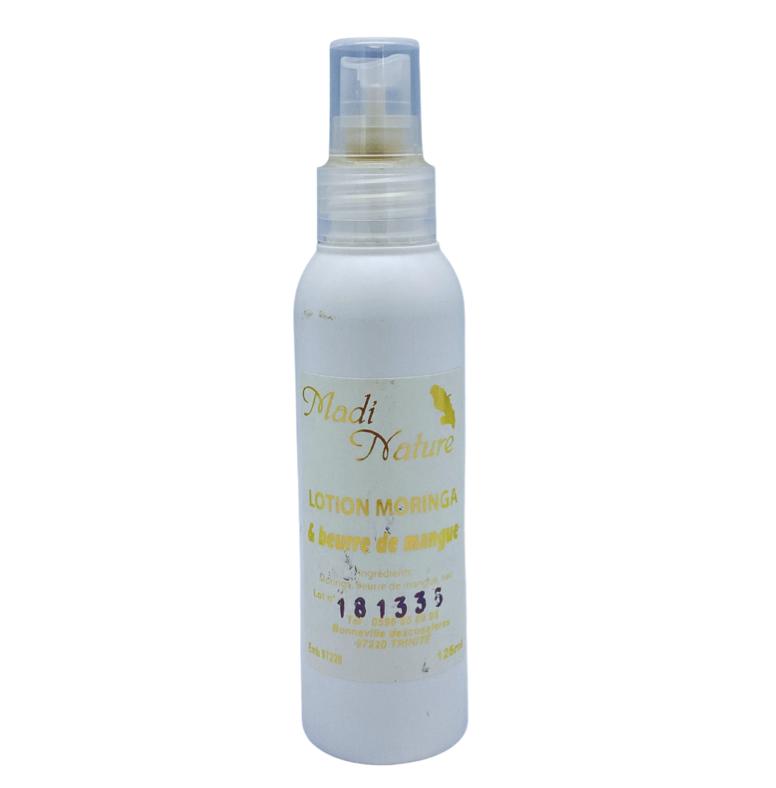 lait moringa mangue - medi nature- Kaz A Beauté Lotion moringa-mangue pour hydratation et fortification des cheveux