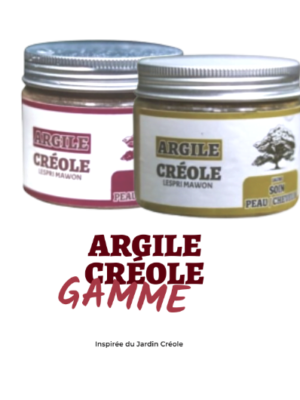 duo d'argiles jaune et rouge